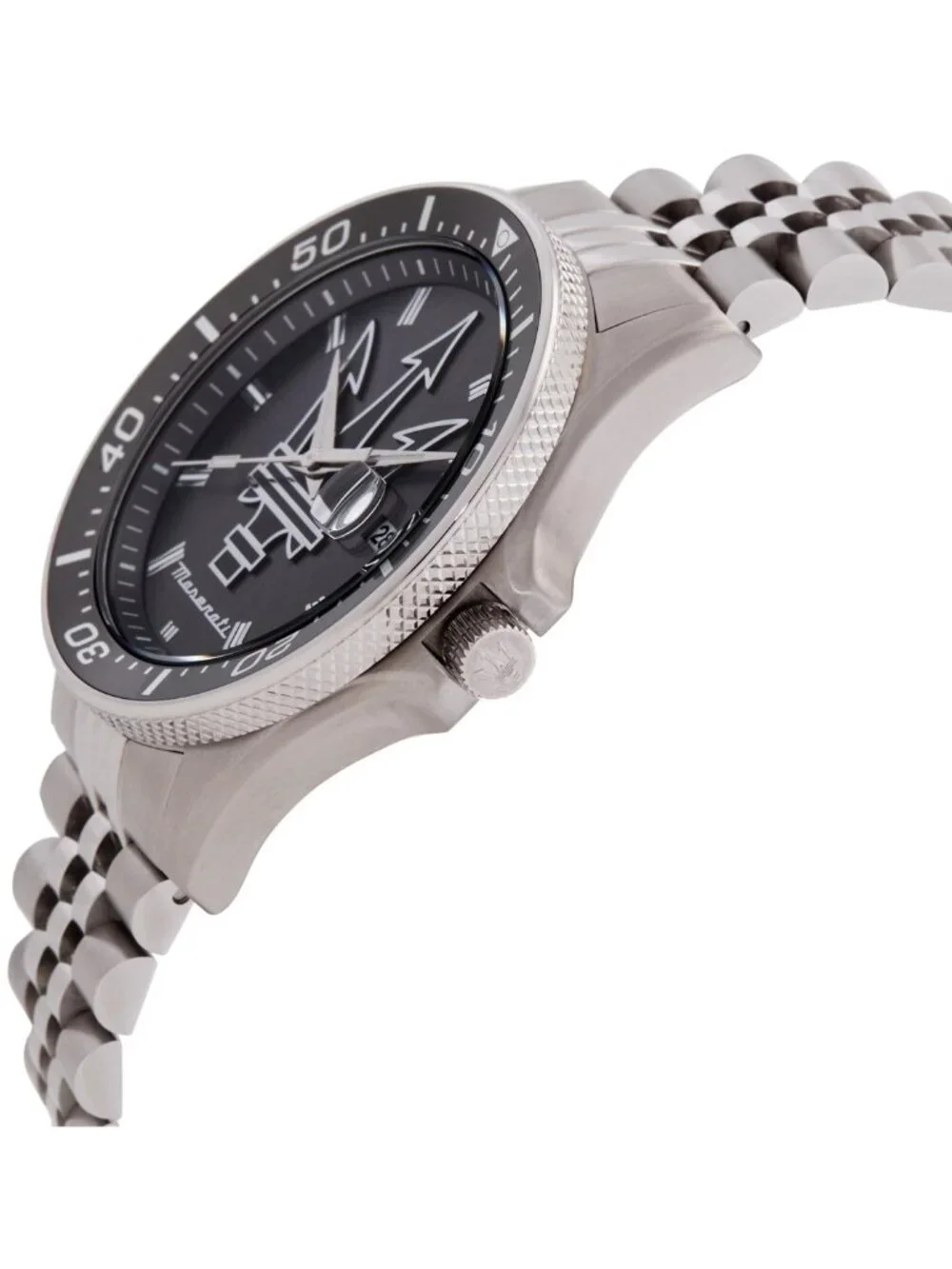 NWT Maserati Sfida Quartz Gunmetal Dial Men's Watch
